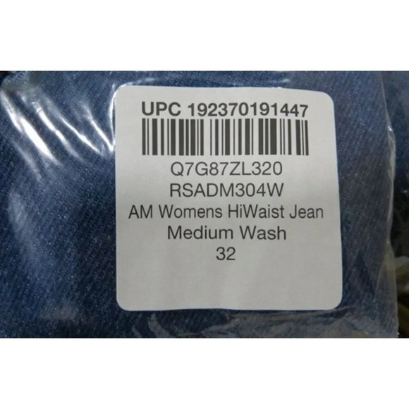 AMERICAN APPAREL WOMEN'S HIGH-WAIST JEAN 32 - Picture 2 of 3